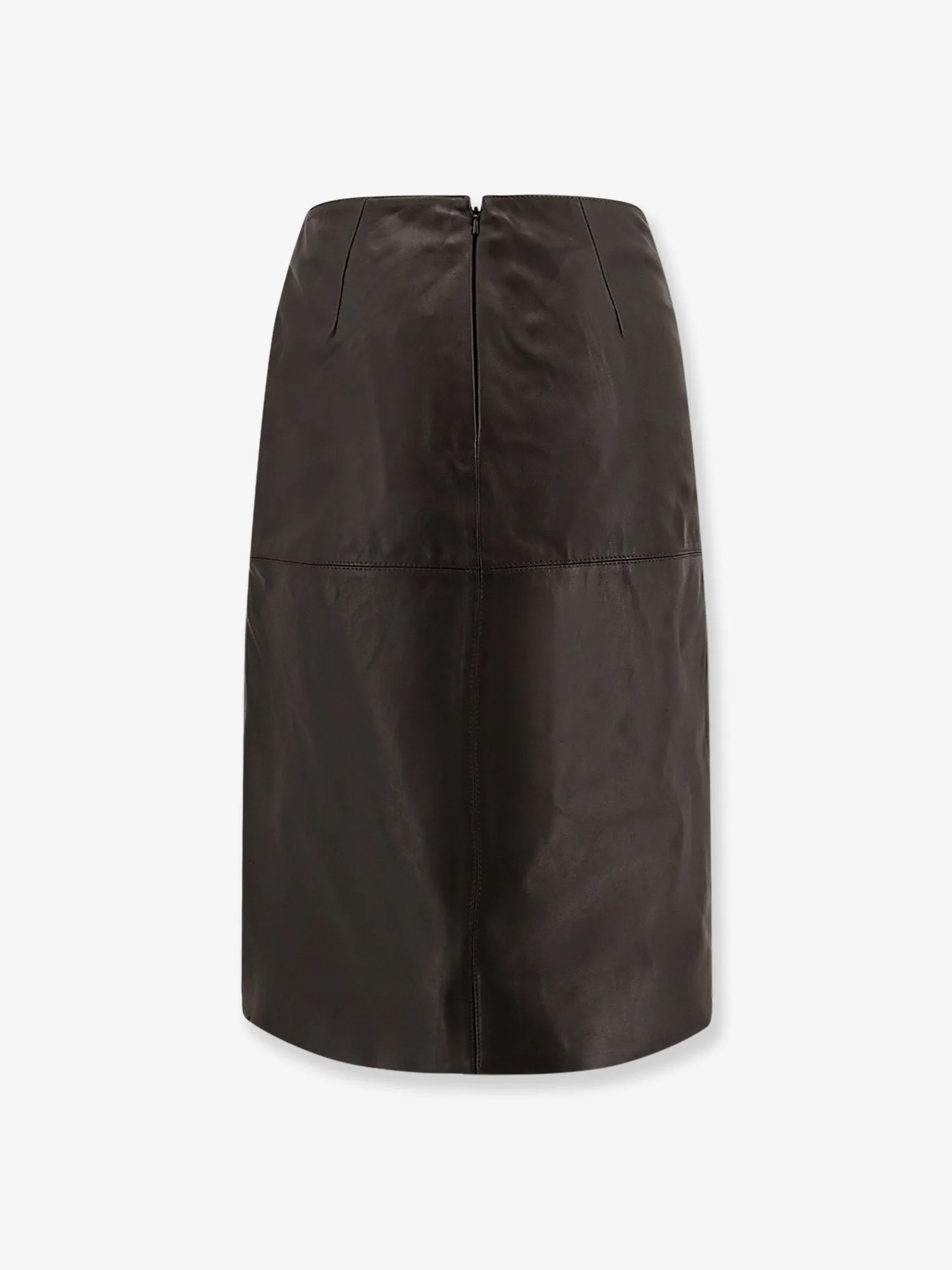 Gwen Leather Midi Skirt sold by Lord & Taylor product image thumbnail 2