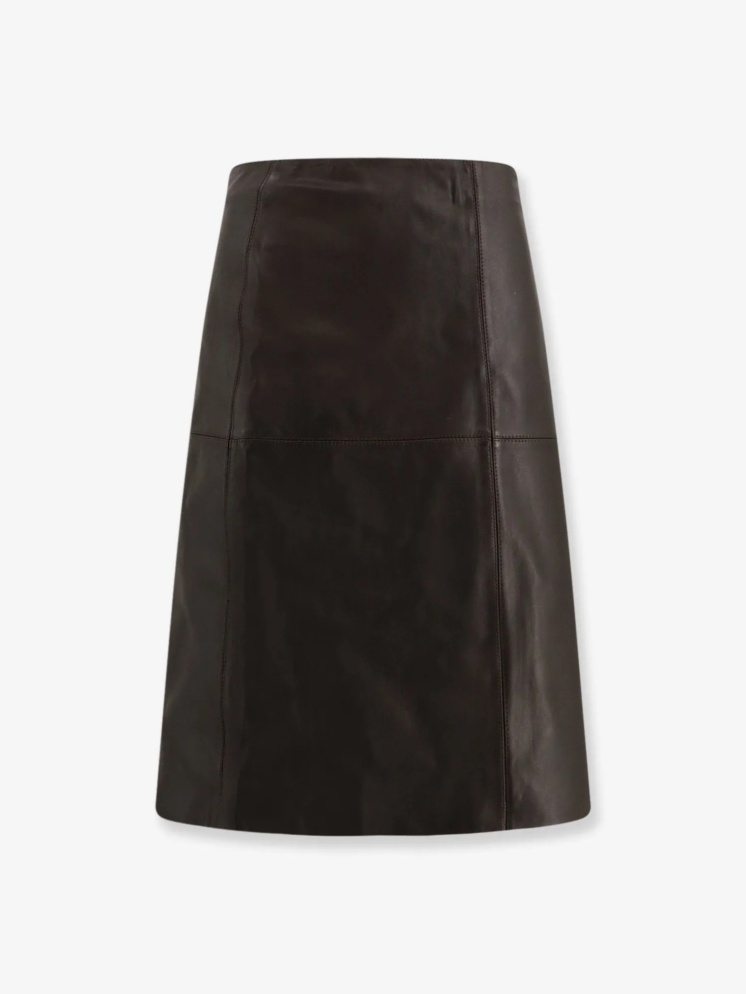 Gwen Leather Midi Skirt sold by Lord & Taylor