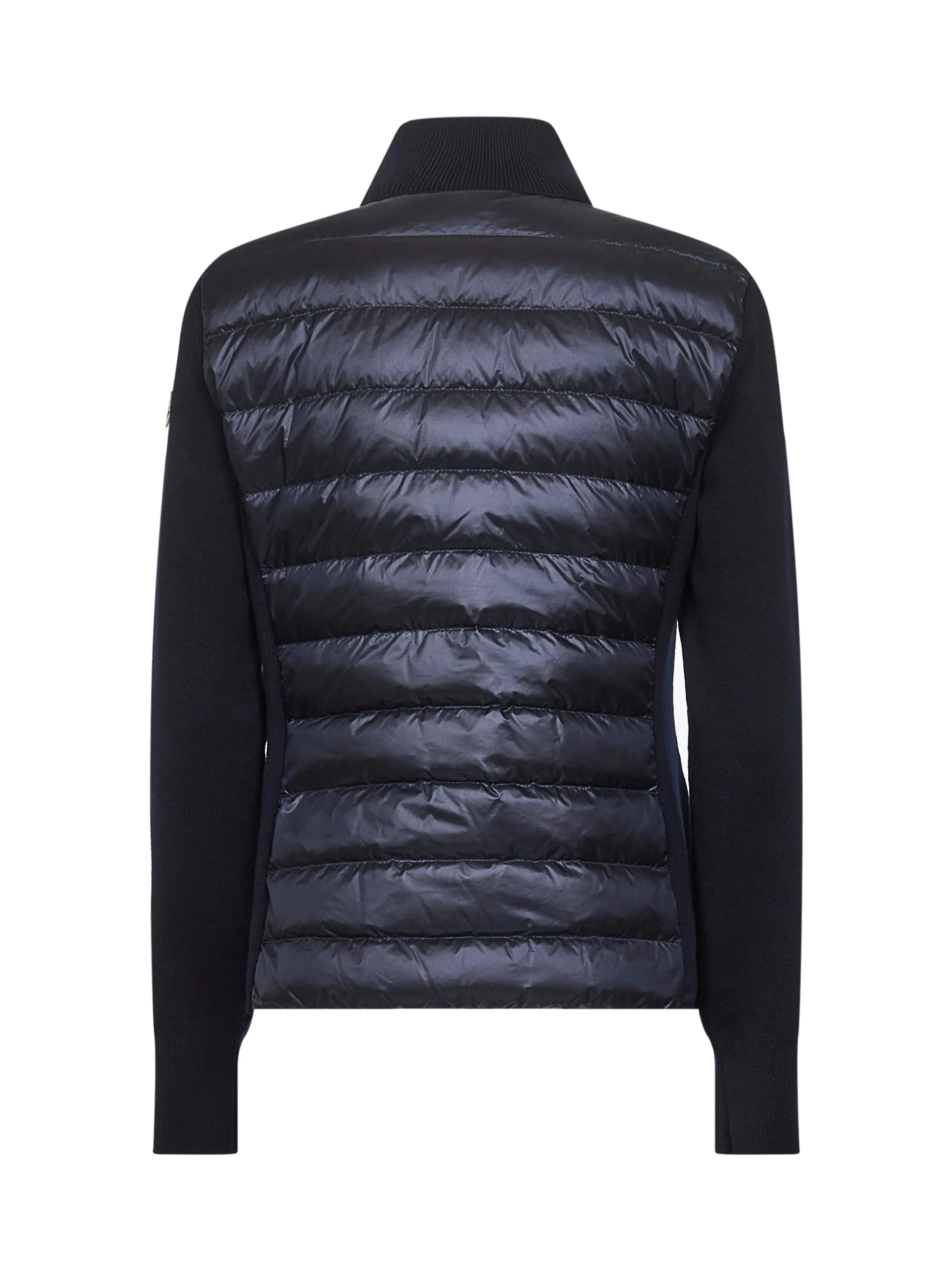 Blue Wool Zip-Up Padded Cardigan sold by Lord & Taylor product image thumbnail 2