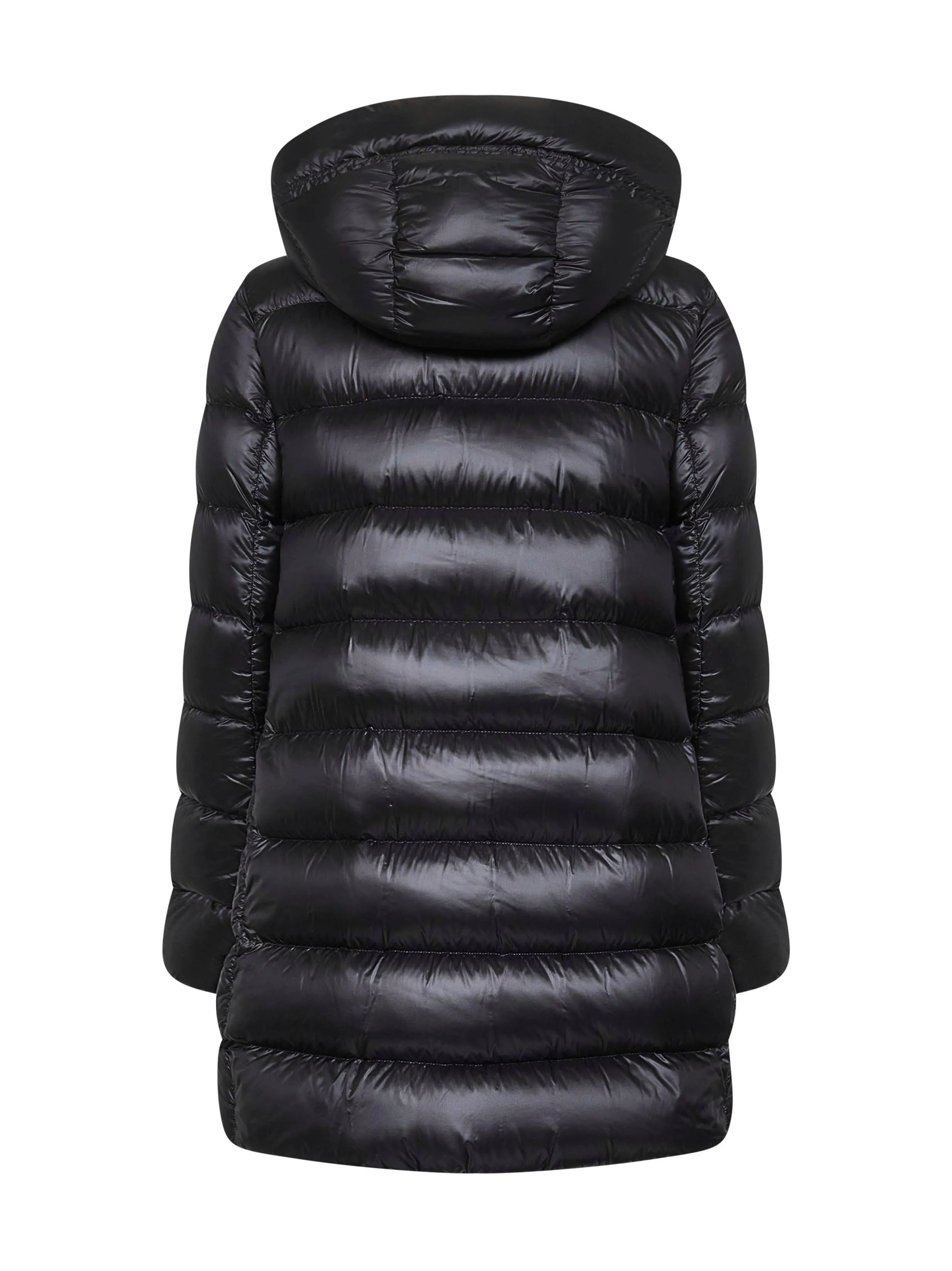 Black Suyenne Midi Hooded Down Jacket sold by Lord & Taylor product image thumbnail 2