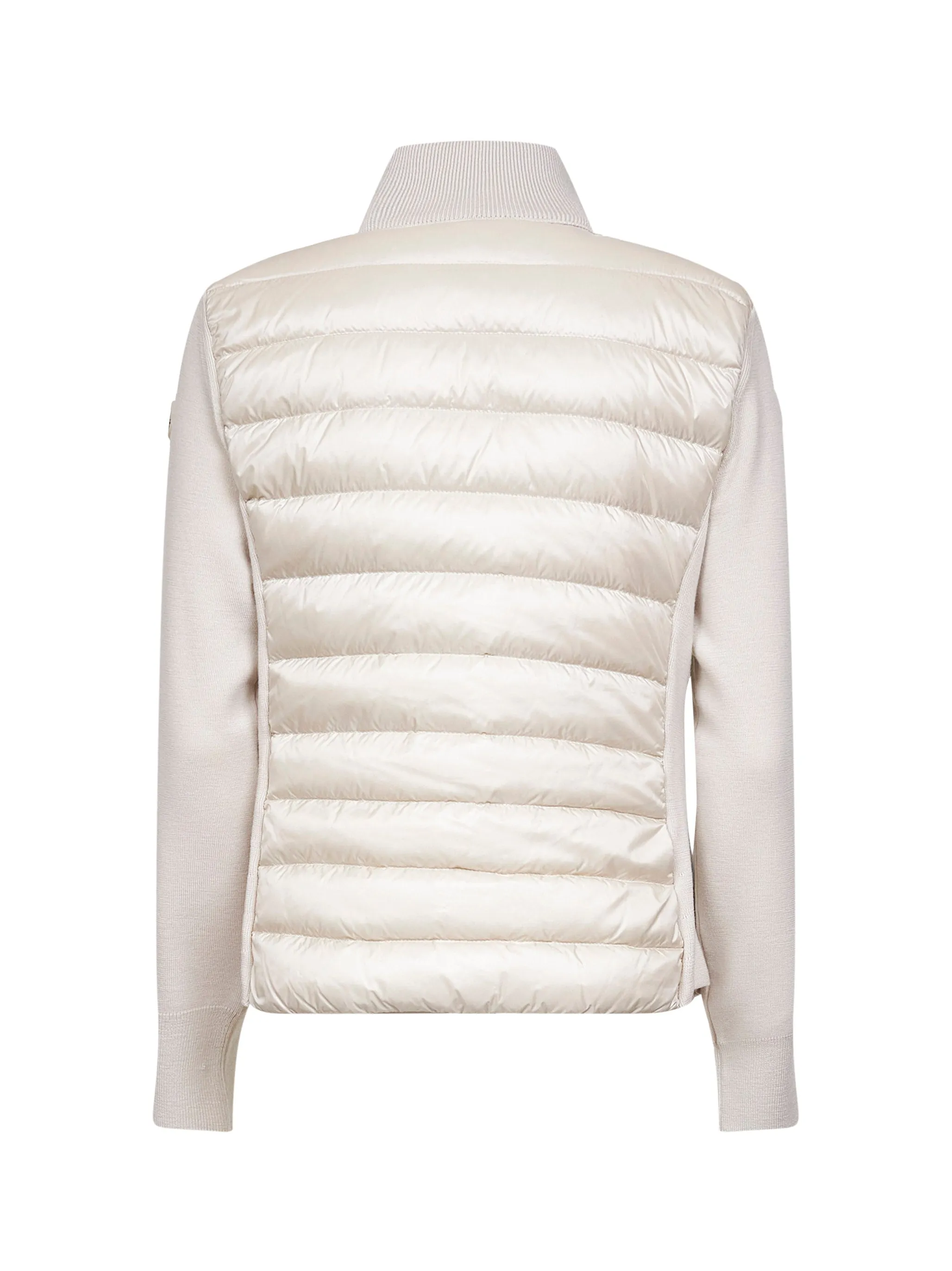 Ivory Wool Zip-Up Padded Cardigan sold by Lord & Taylor product image thumbnail 2
