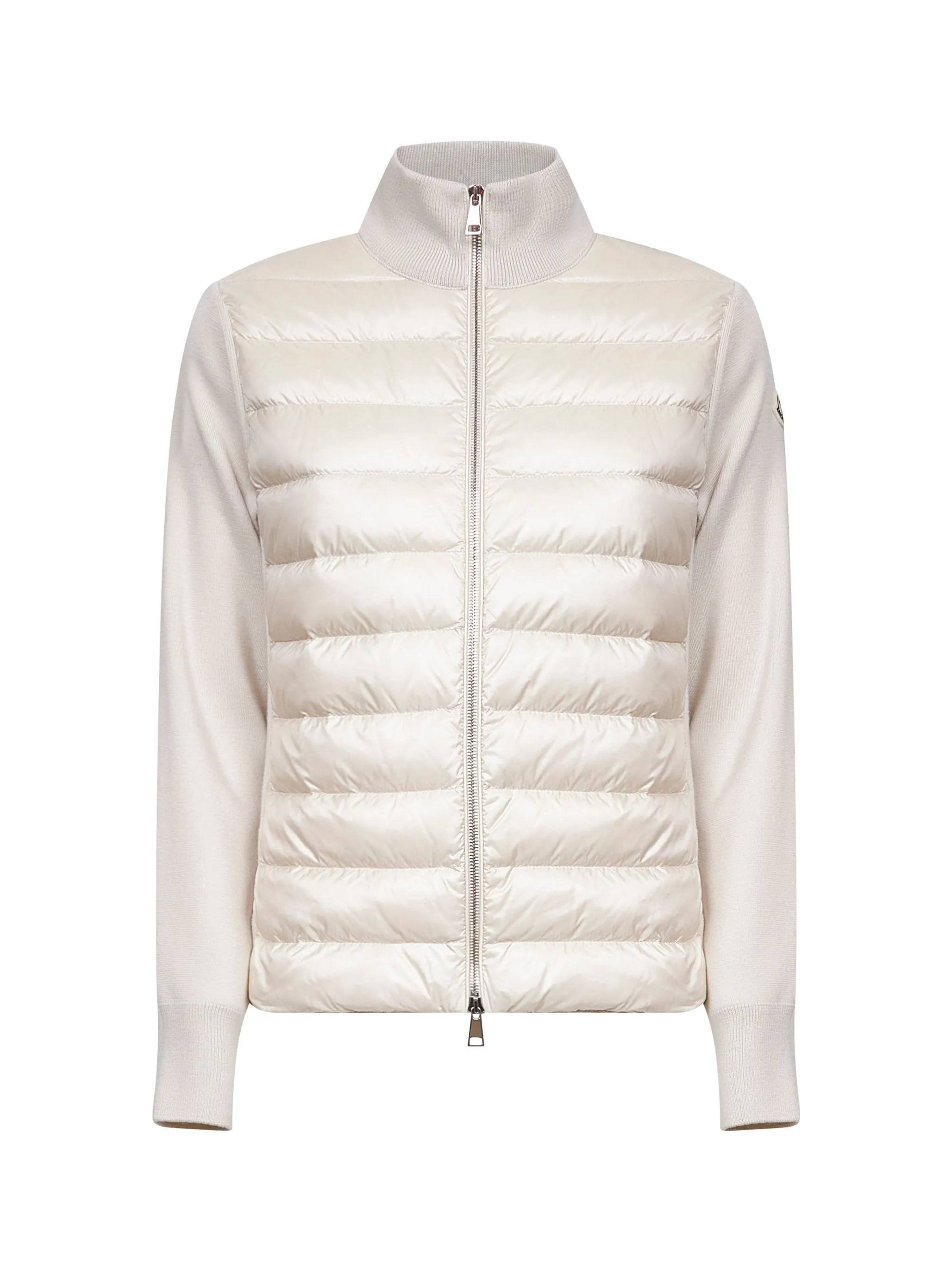 Ivory Wool Zip-Up Padded Cardigan sold by Lord & Taylor