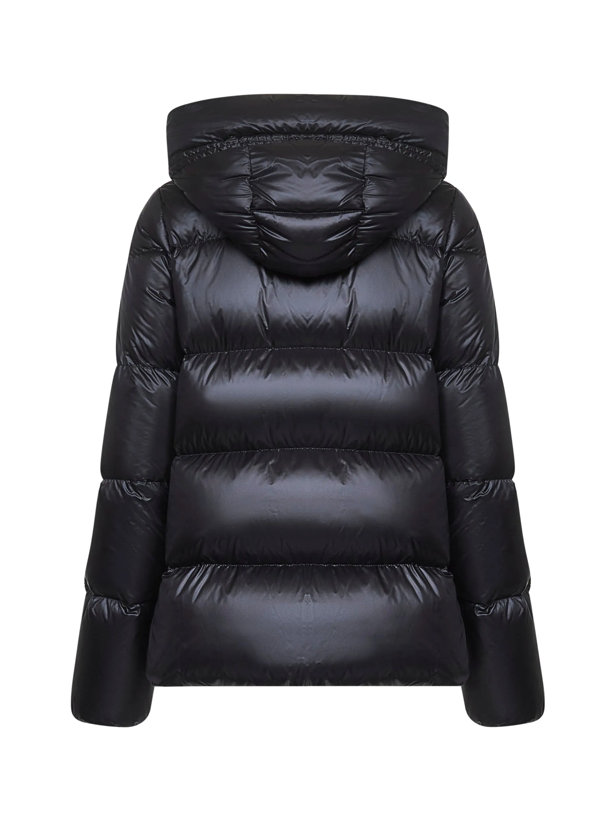 Black Serittes Short Hooded Down Jacket sold by Lord & Taylor product image thumbnail 2