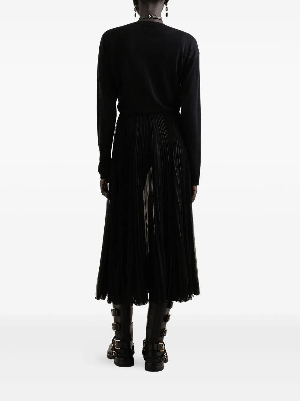 Dolce & Gabbana Black Cardigan sold by Lord & Taylor product image thumbnail 3