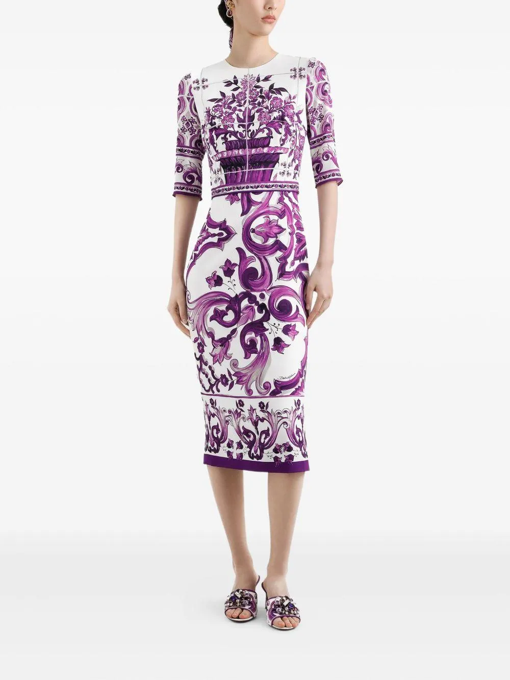 Dolce & Gabbana Midi Dress sold by Lord & Taylor product image thumbnail 4