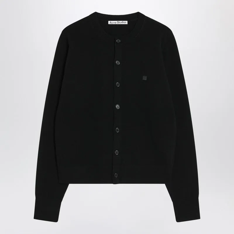Acne Studios Black yak wool cardigan sold by Lord & Taylor