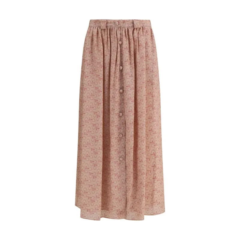 Half circle Skirt with foliage print sold by Lord & Taylor