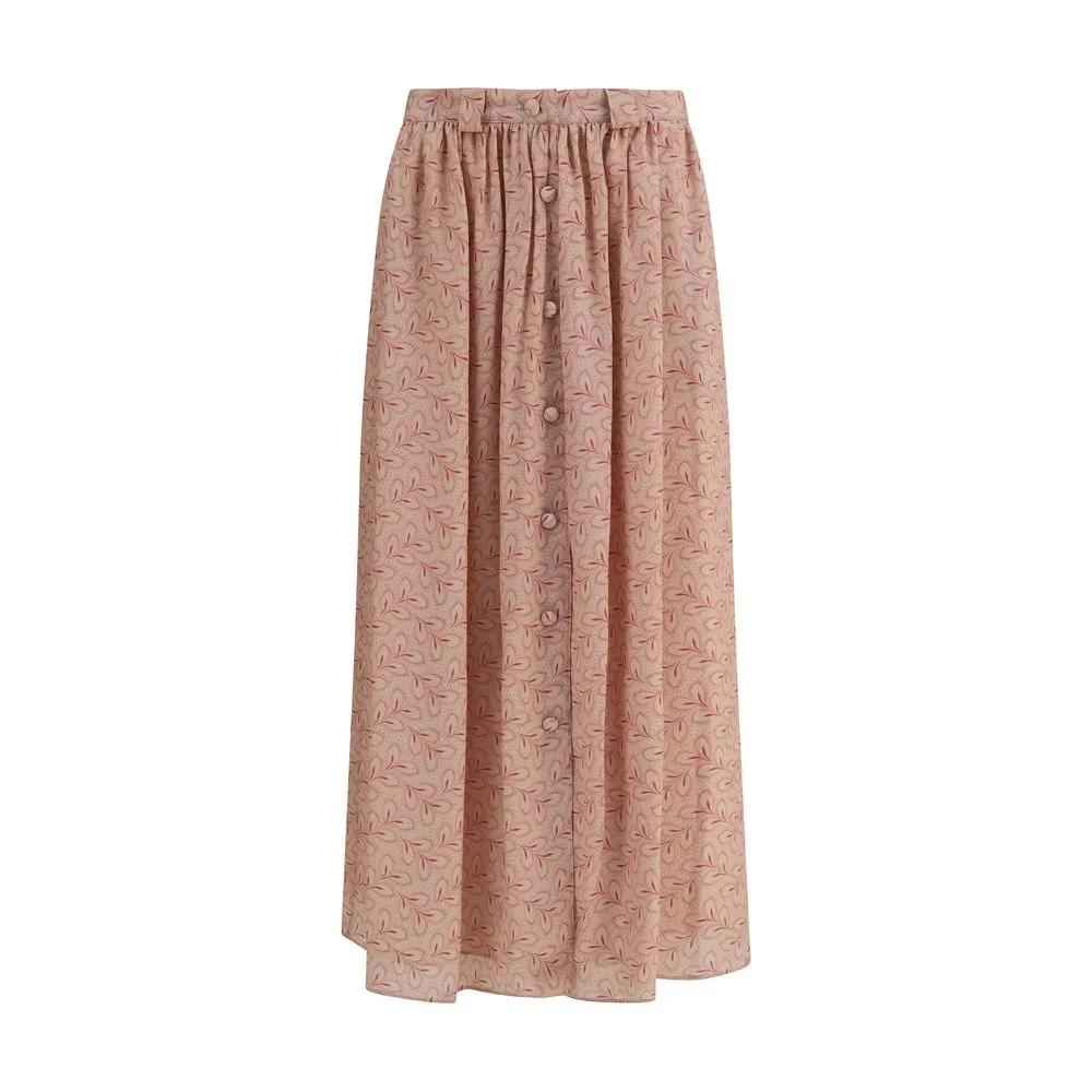 Half circle Skirt with foliage print sold by Lord & Taylor