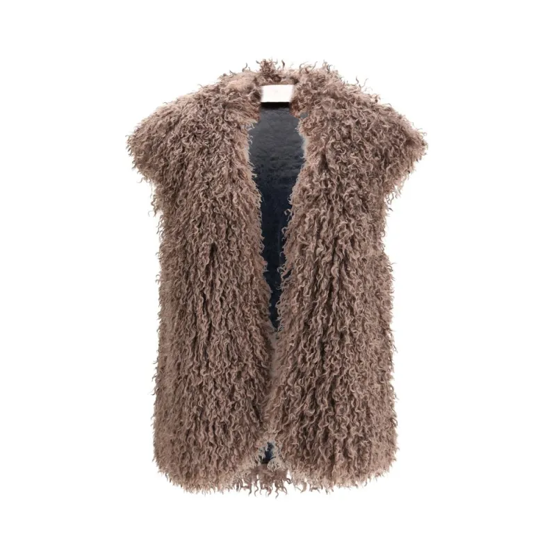 Faux fur vest sold by Lord & Taylor