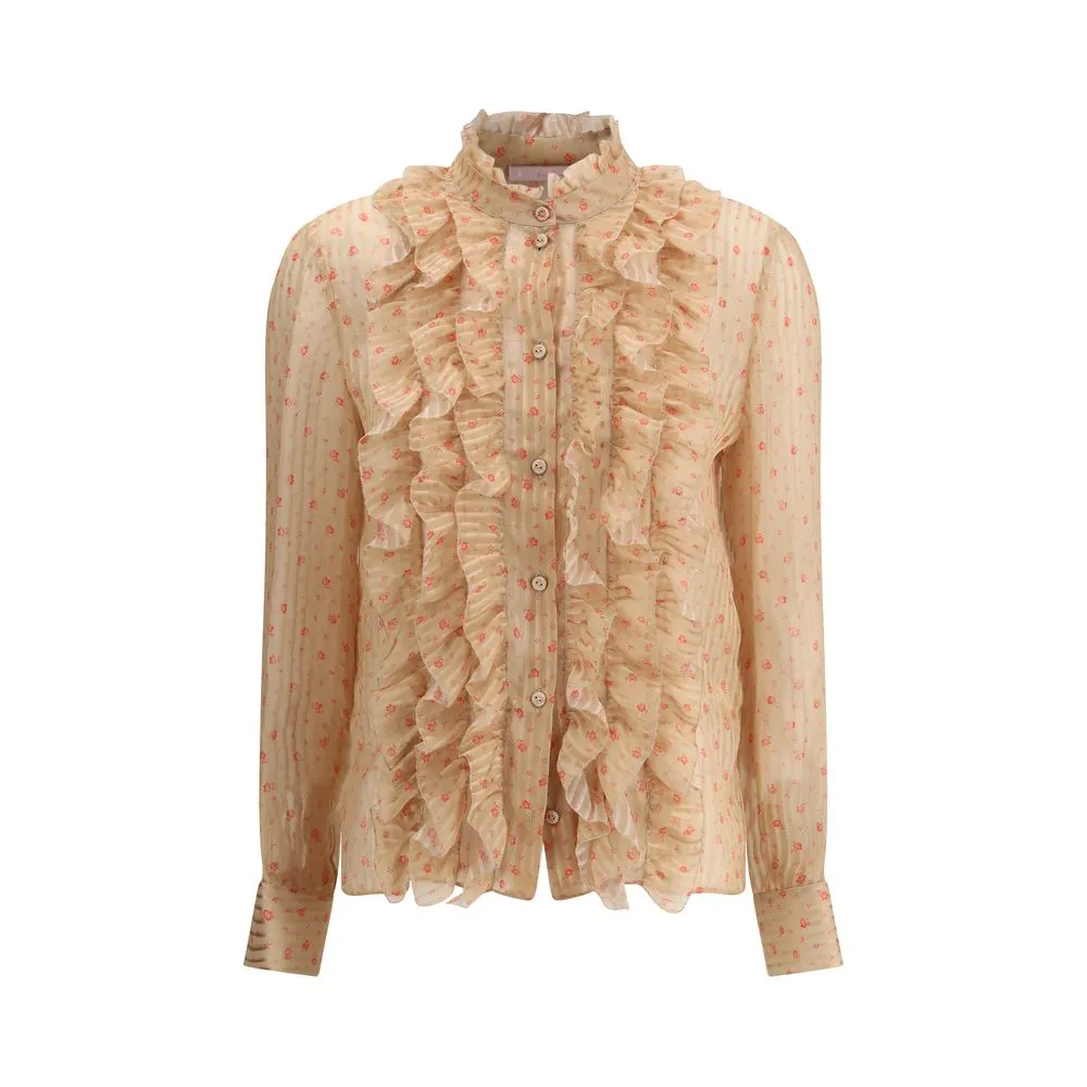 Rouches silk Blouse sold by Lord & Taylor