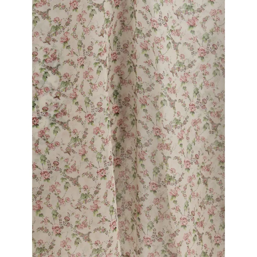 Floral print silk blouse sold by Lord & Taylor product image thumbnail 3