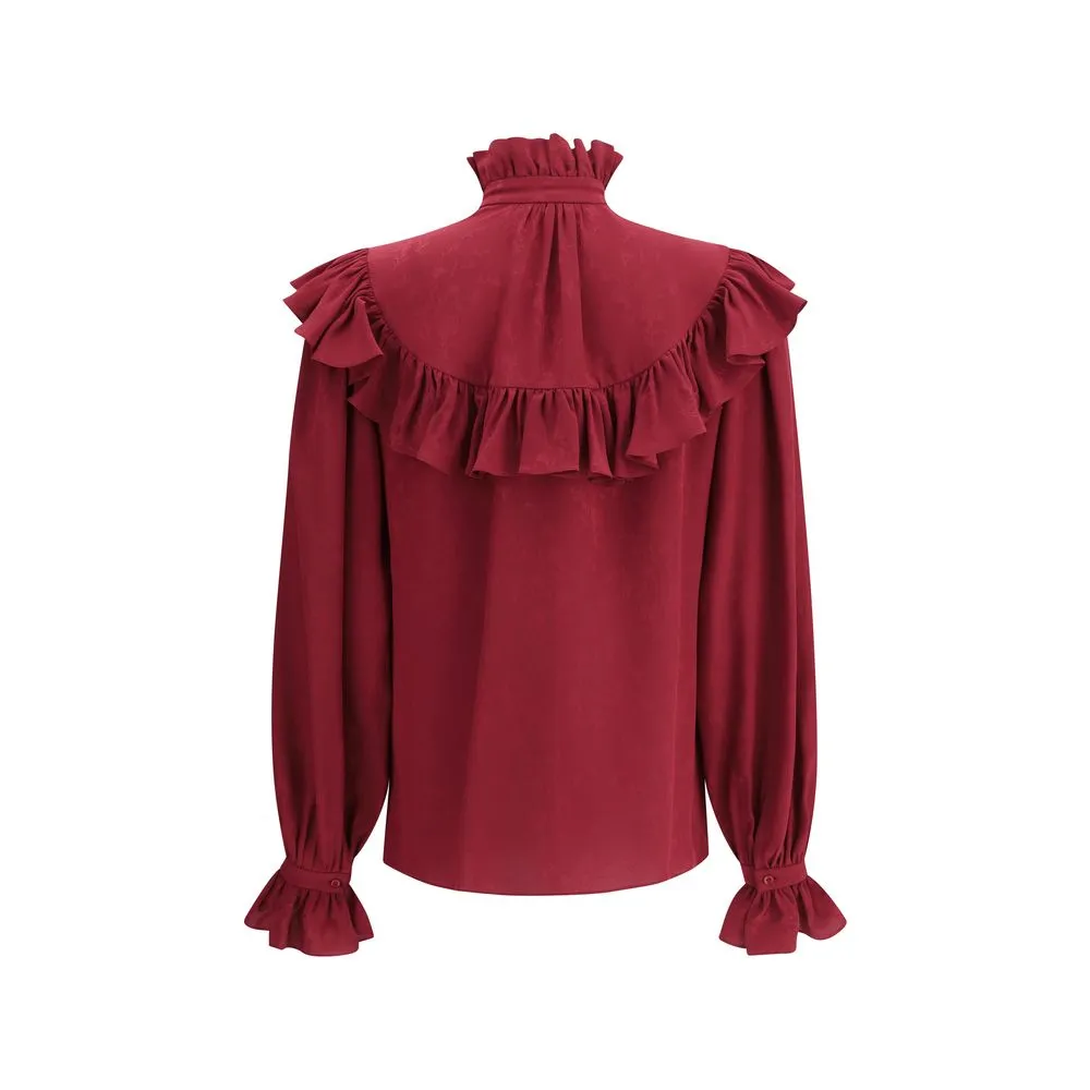 Silk Blouse with ruffles sold by Lord & Taylor product image thumbnail 2