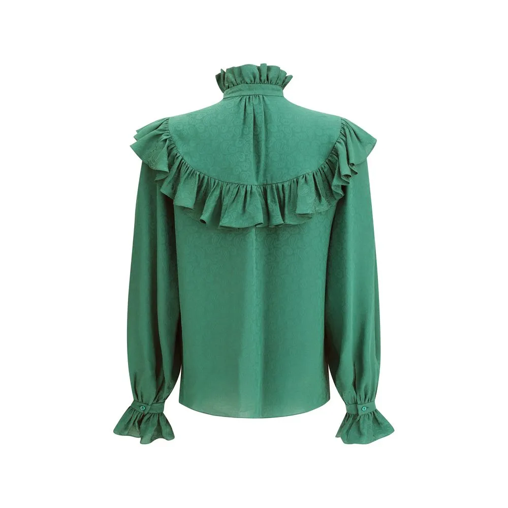 Silk Blouse with ruffles sold by Lord & Taylor product image thumbnail 2
