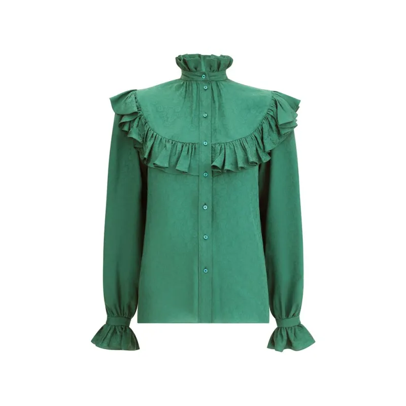 Silk Blouse with ruffles sold by Lord & Taylor