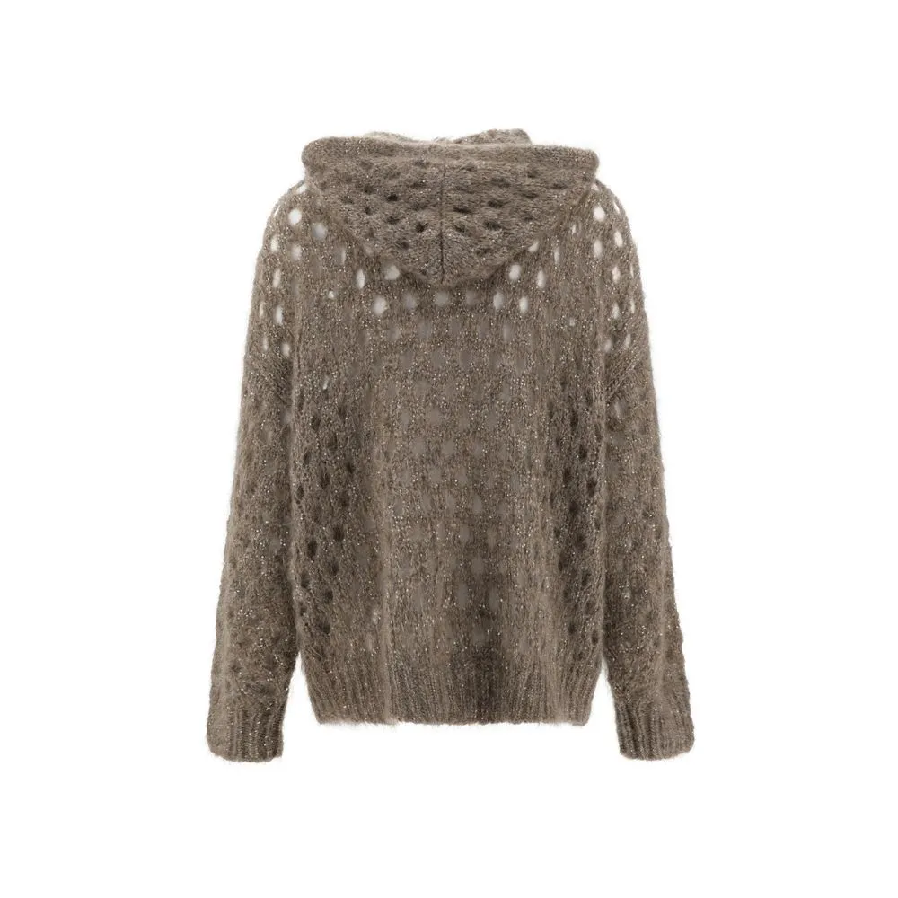 Perforated wool Cardigan sold by Lord & Taylor product image thumbnail 2