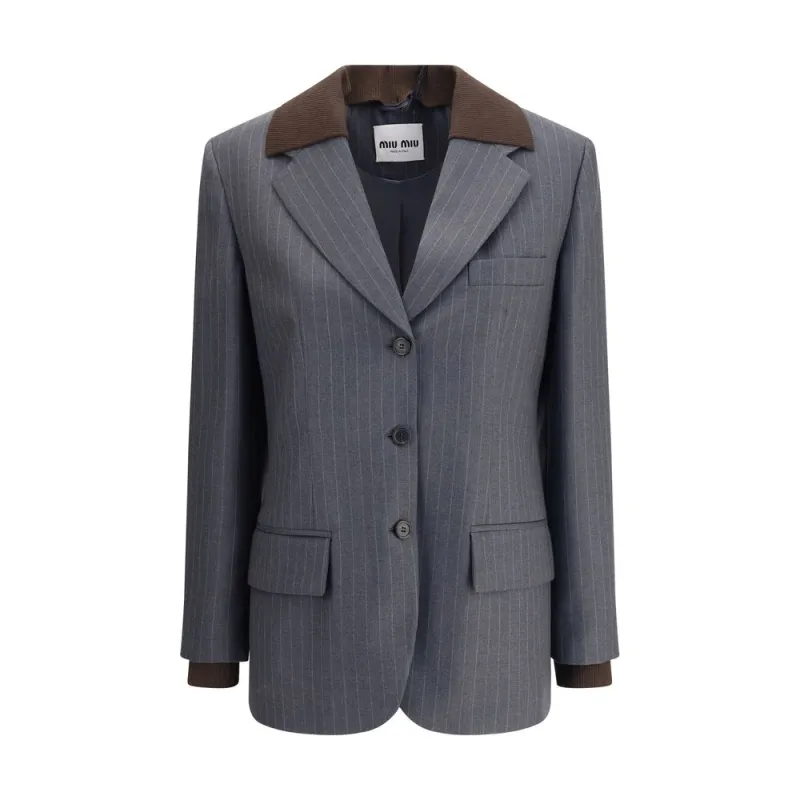Striped Blazer made by Miu Miu