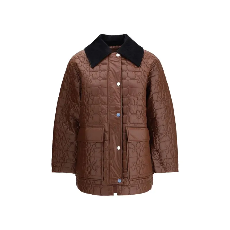 Shiny Quilt Midi Jacket sold by Lord & Taylor