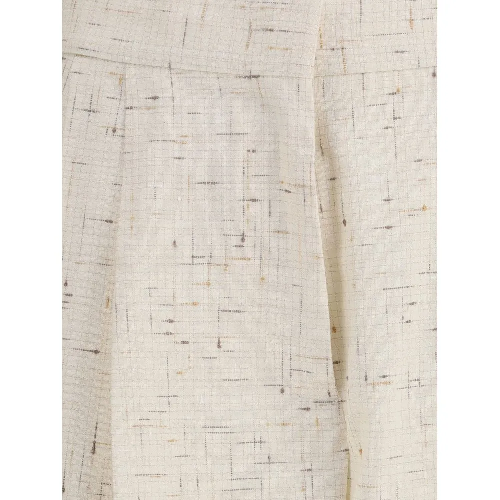 Buttoned fabric Pants sold by Lord & Taylor product image thumbnail 3