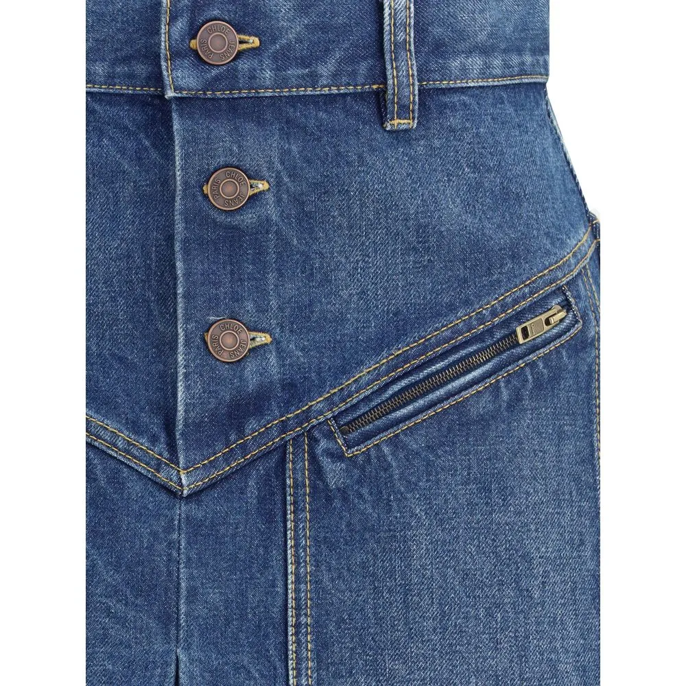 Denim midi Skirt sold by Lord & Taylor product image thumbnail 3