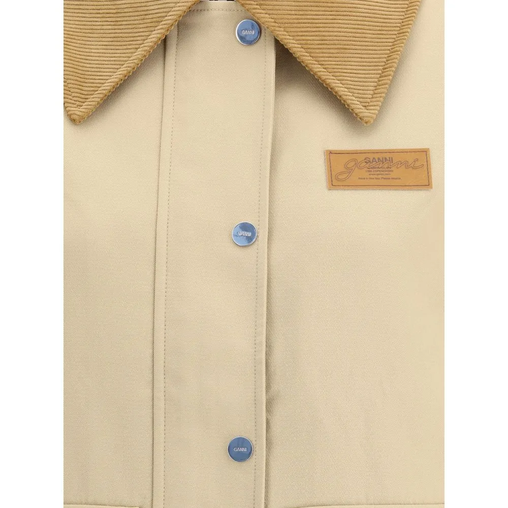 Cotton Jacket with corduroy collar sold by Lord & Taylor product image thumbnail 3