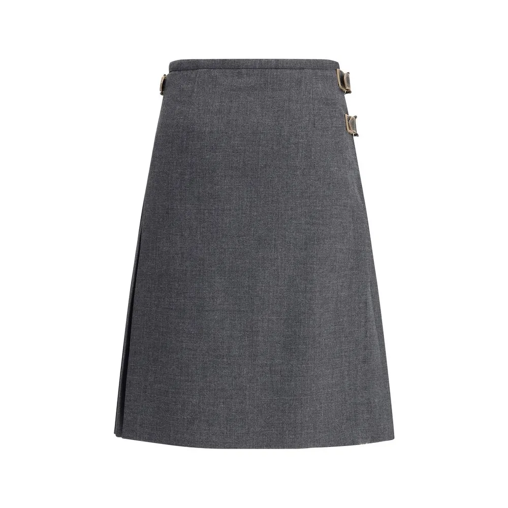 Pleated Skirt in kid mohair sold by Lord & Taylor product image thumbnail 2