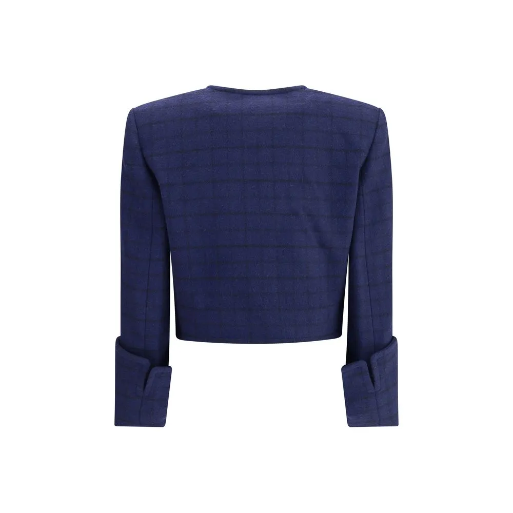 Boxy Jacket in wool plaid sold by Lord & Taylor product image thumbnail 2