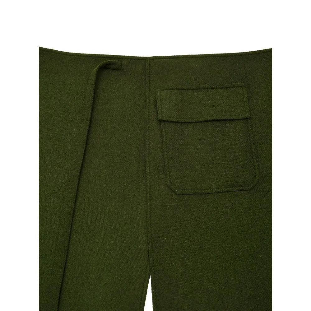 Green Wool Skirt sold by Lord & Taylor product image thumbnail 4