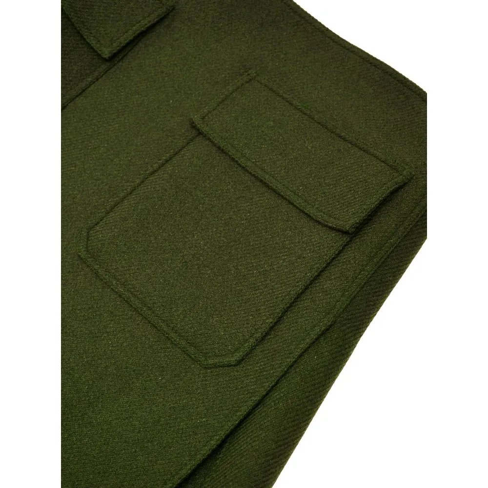 Green Wool Skirt sold by Lord & Taylor product image thumbnail 3