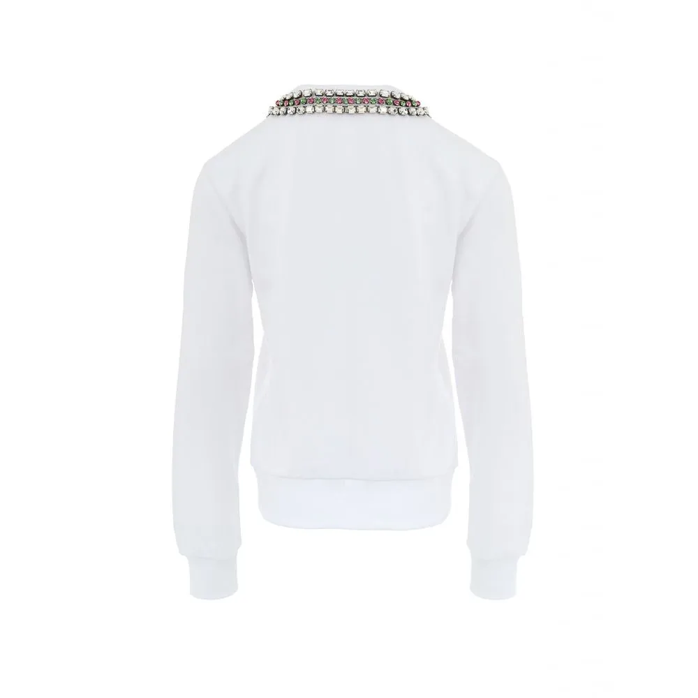 White Cotton Sweatshirt sold by Lord & Taylor product image thumbnail 2
