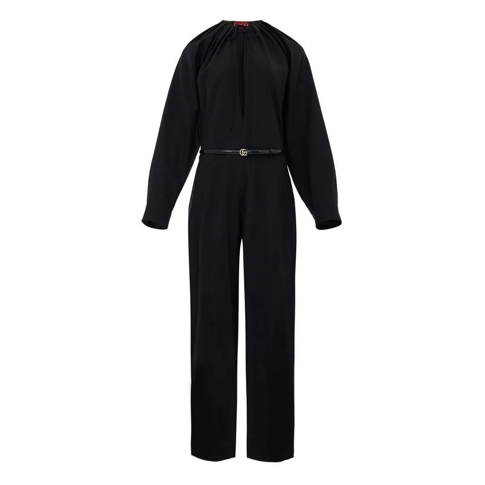 Black Wool Jumpsuit sold by Lord & Taylor