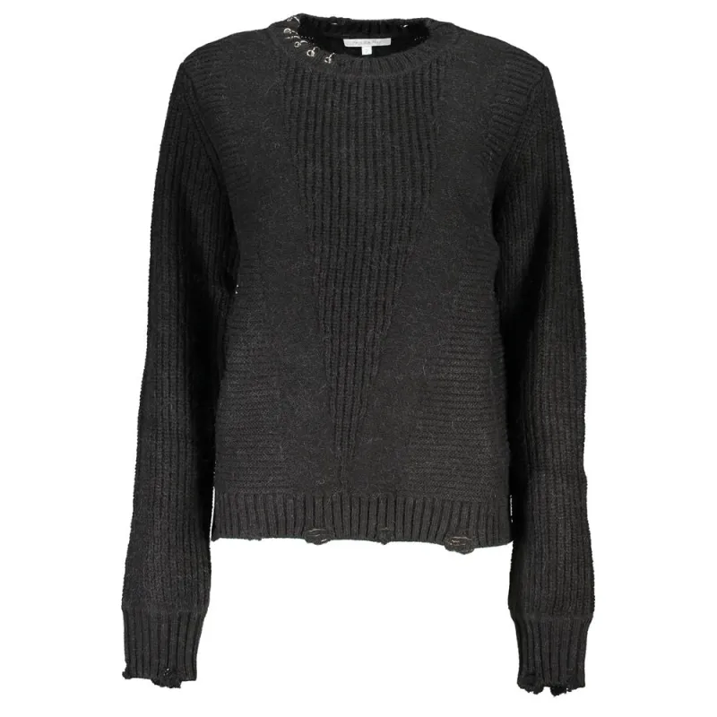 Black Fabric Sweater made by Patrizia Pepe