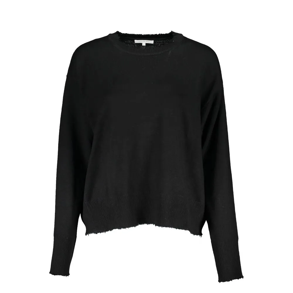 Black Fabric Sweater sold by Lord & Taylor