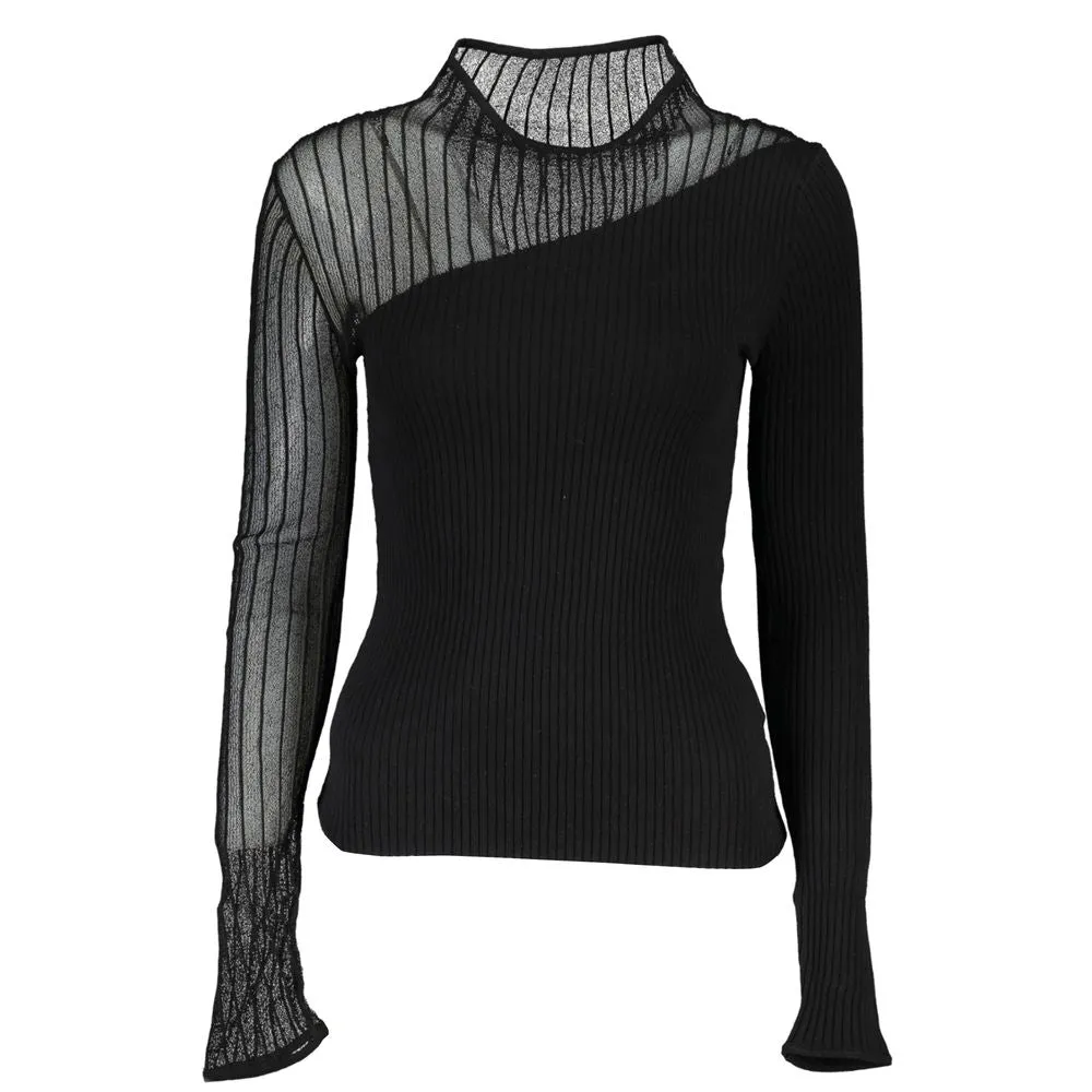 Black Polyester Sweater sold by Lord & Taylor