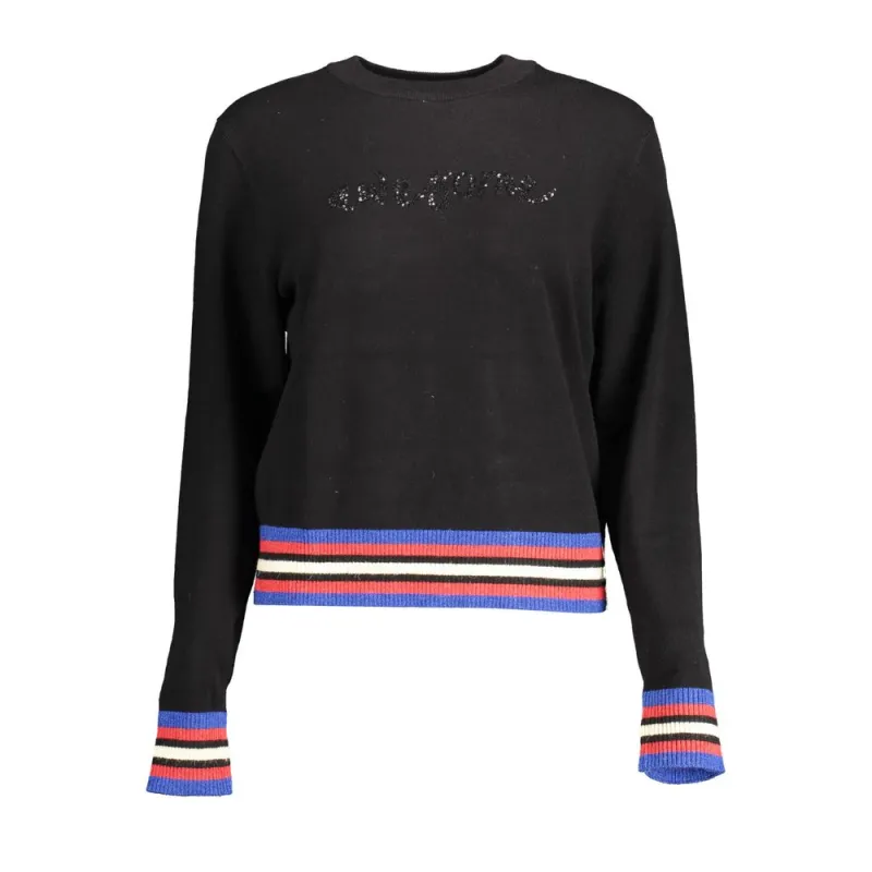 Black Polyester Sweater sold by Lord & Taylor