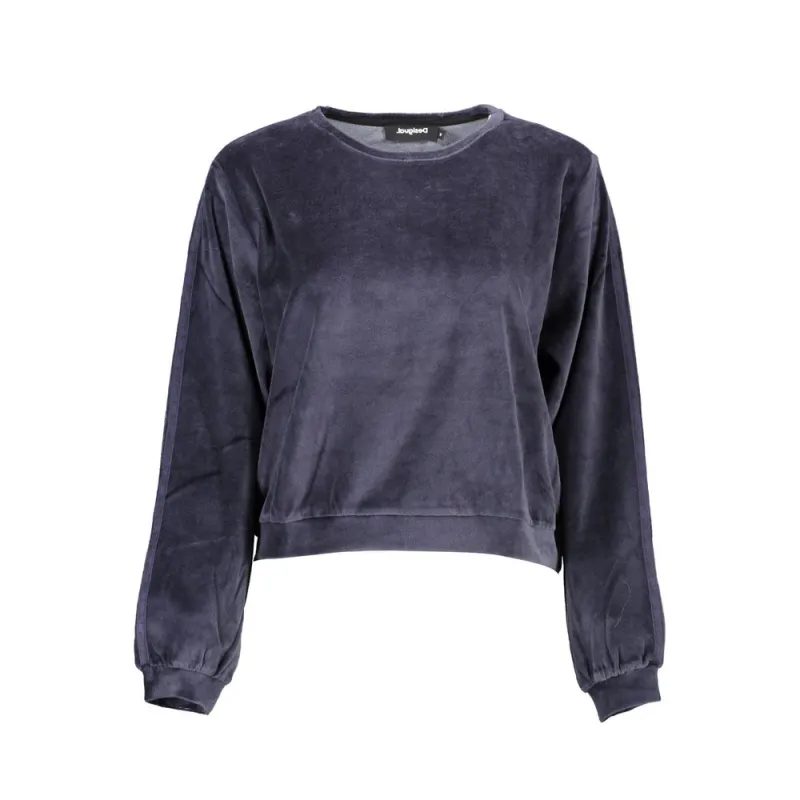 Blue Cotton Sweater made by Desigual
