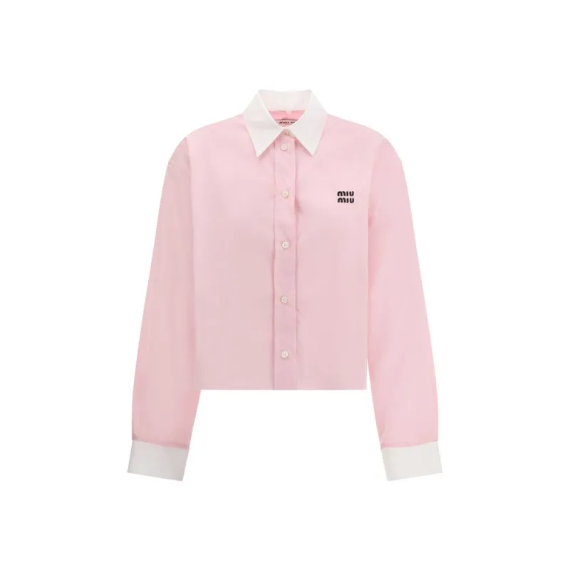 Cropped Shirt made by Miu Miu