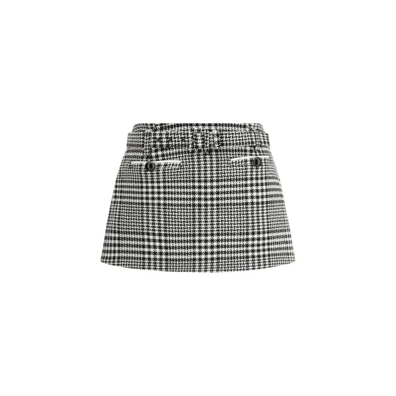 Houndstooth wool Pants-skirt sold by Lord & Taylor