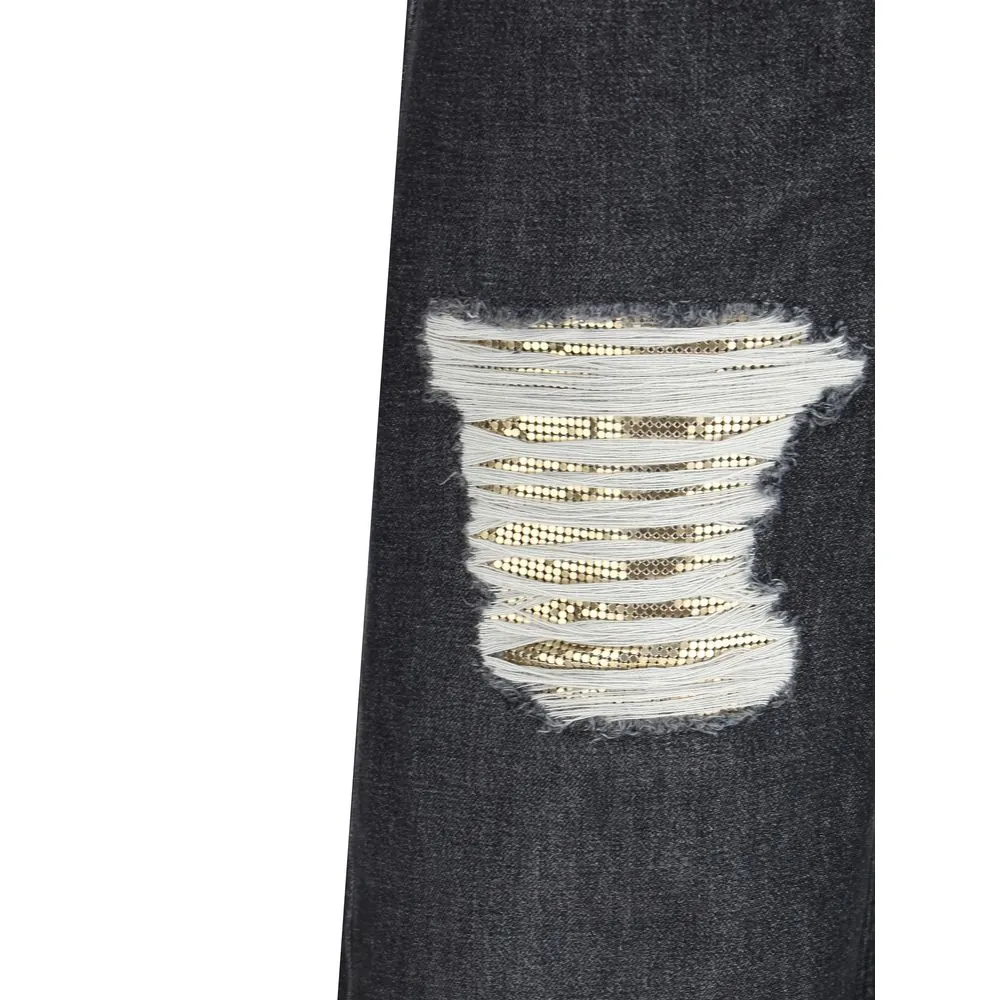 Cut-Out detail Jeans sold by Lord & Taylor product image thumbnail 3