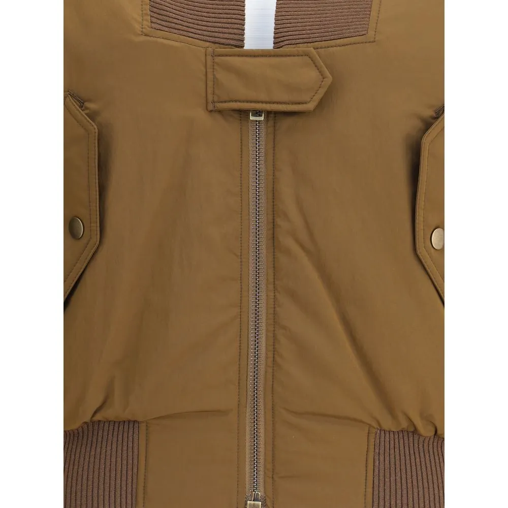 Nylon Bomber Jacket sold by Lord & Taylor product image thumbnail 3