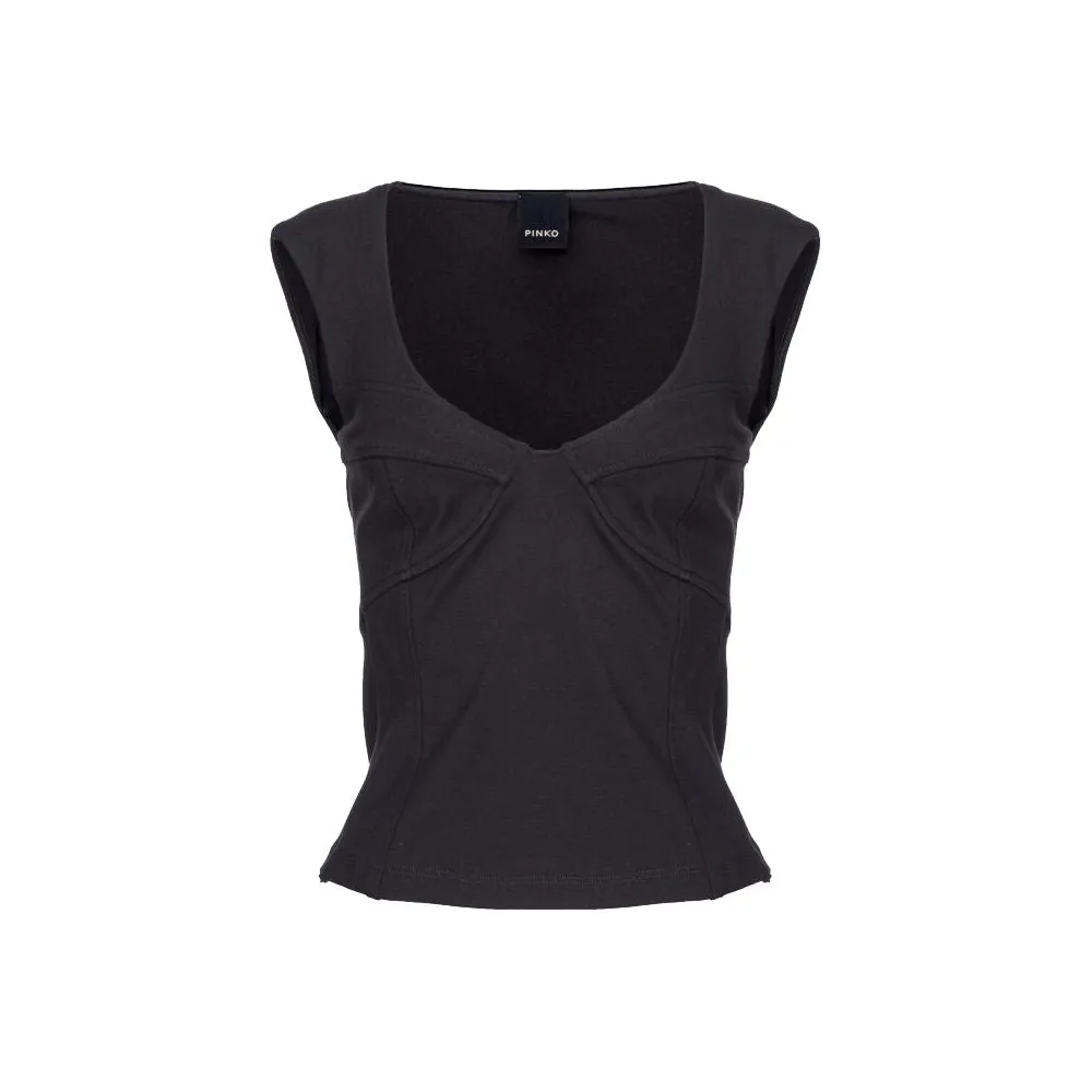Black Viscose Tops & T-Shirt sold by Lord & Taylor