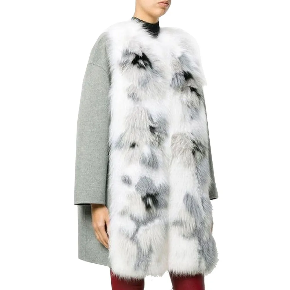 Fur Trim Cashmere Coat sold by Lord & Taylor product image thumbnail 3