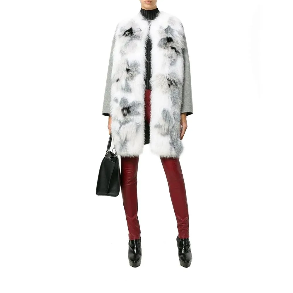 Fur Trim Cashmere Coat sold by Lord & Taylor product image thumbnail 2