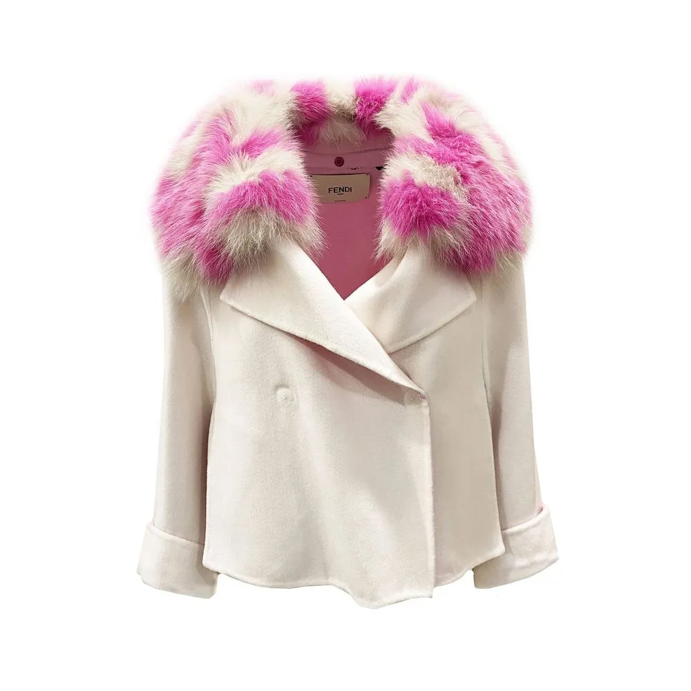 Fur Collar Cashmere Cape Jacket sold by Lord & Taylor product image thumbnail 3