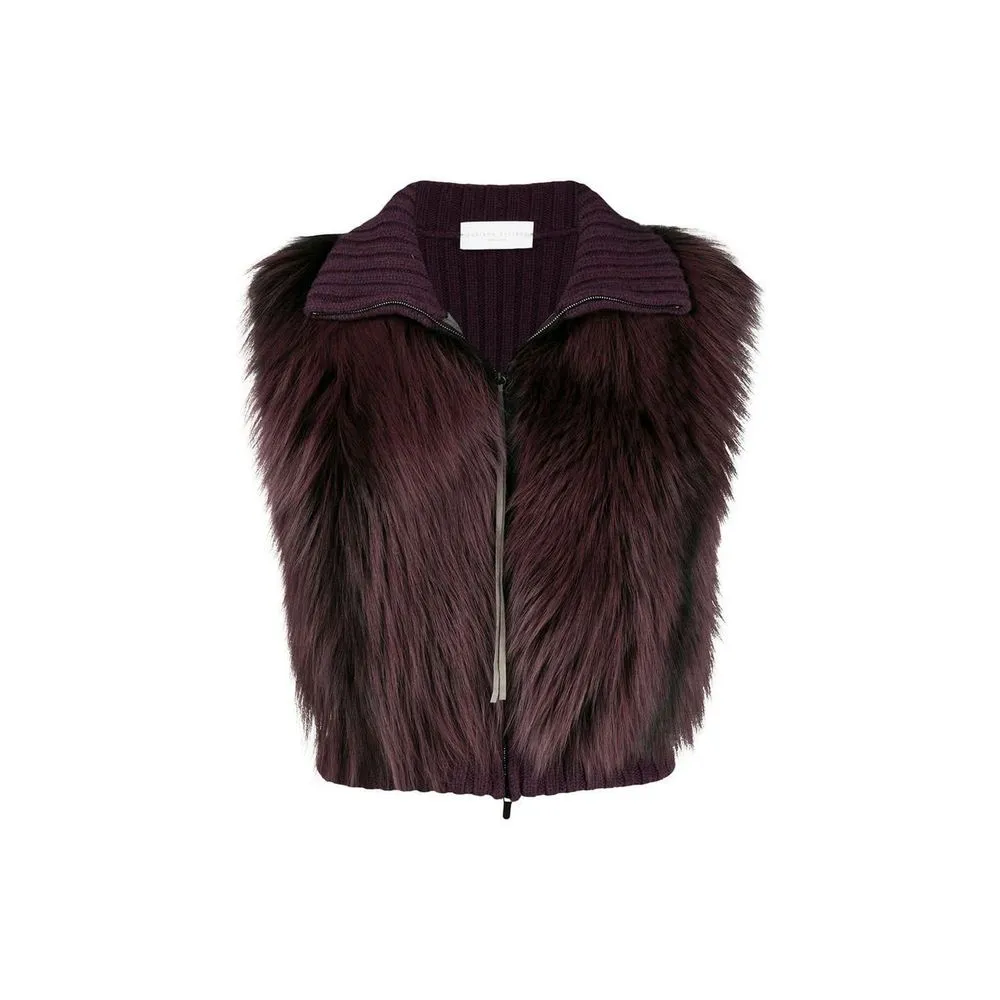 Fox Fur Knitted Vest Jacket sold by Lord & Taylor