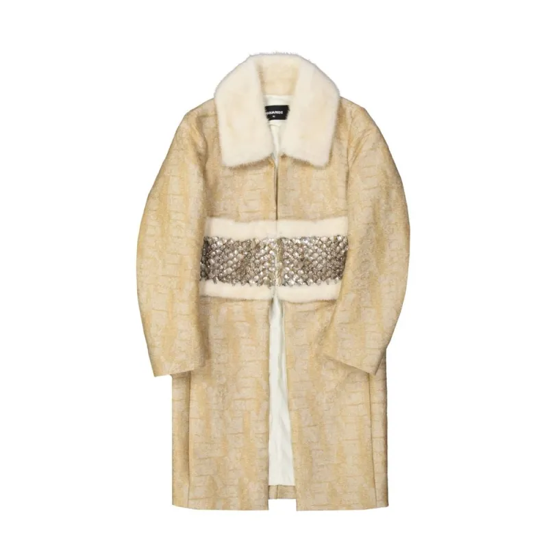 Crystal Embellished Coat sold by Lord & Taylor