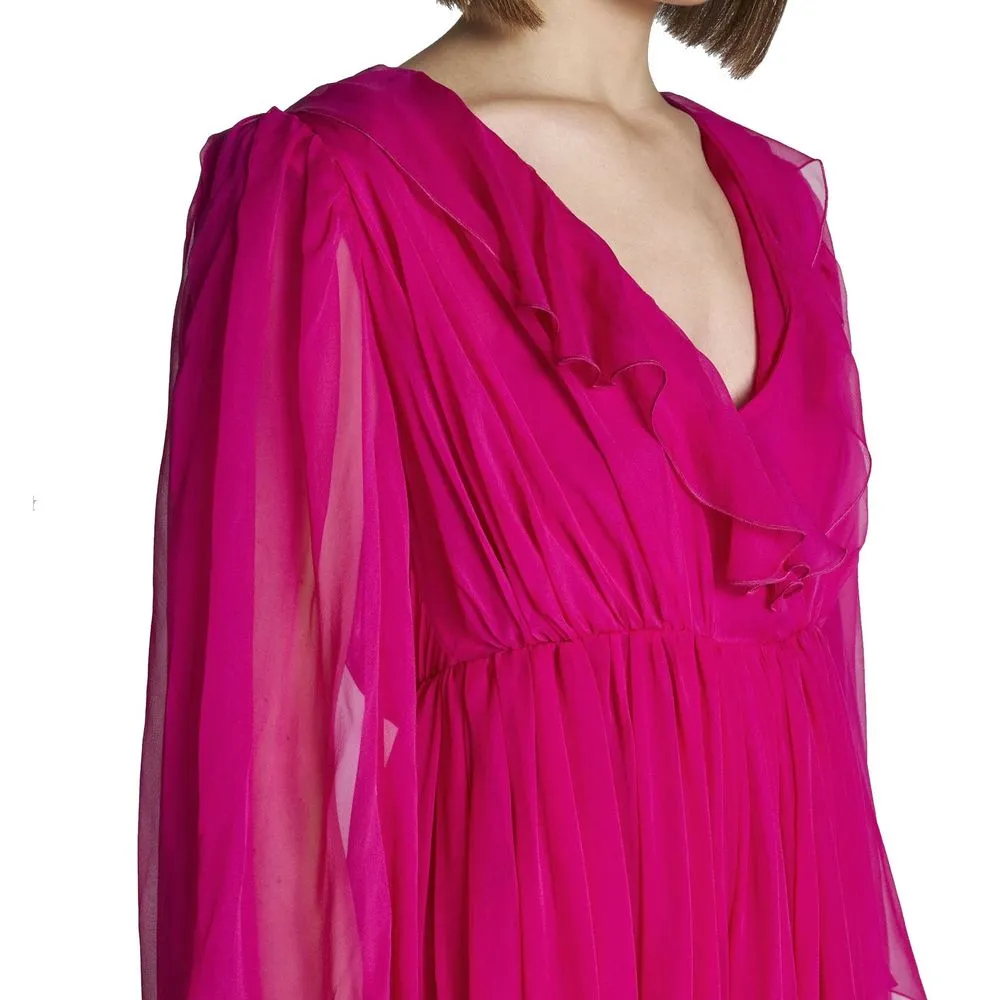 Silk Midi Dress sold by Lord & Taylor product image thumbnail 4
