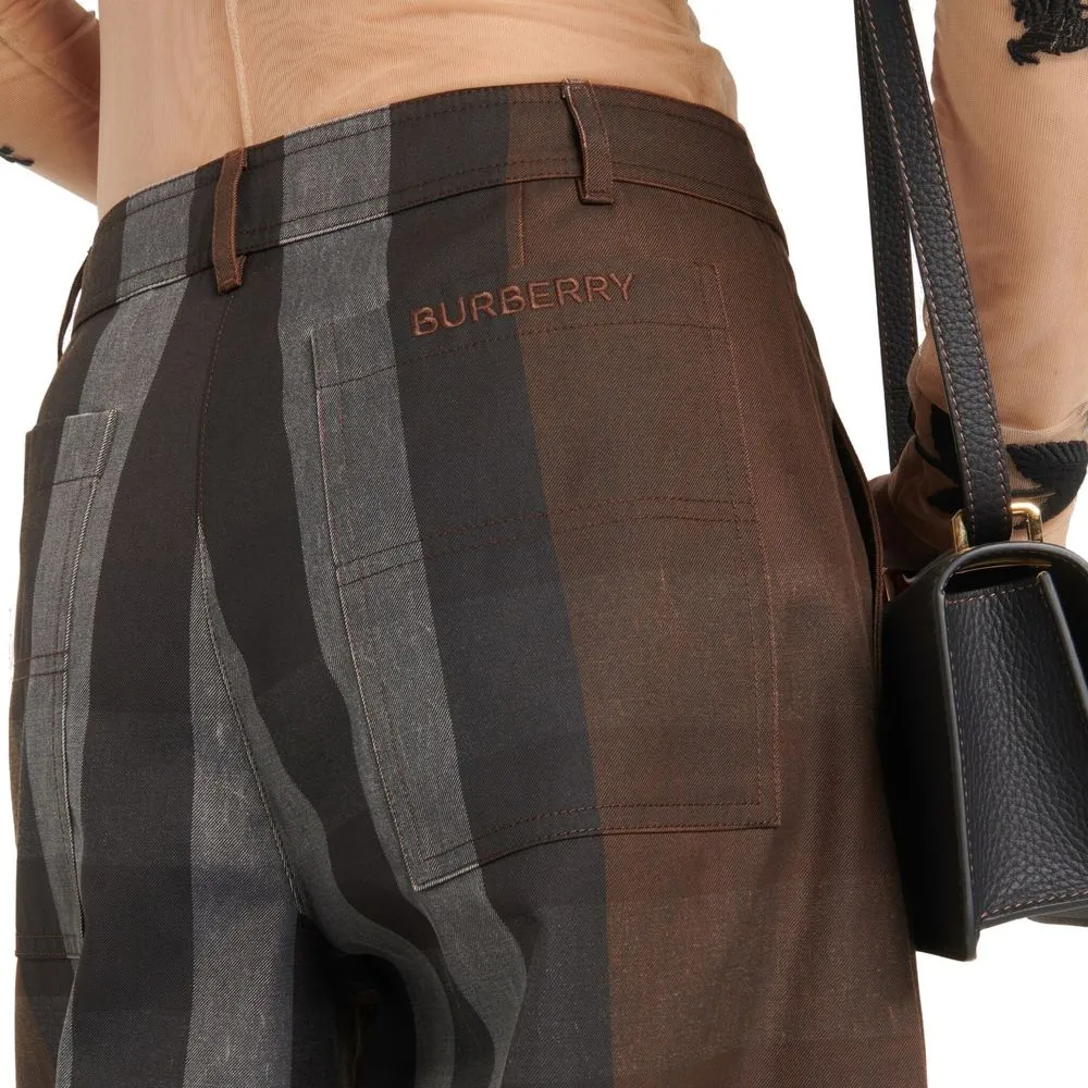 Checked Wide Leg Canvas Pants sold by Lord & Taylor product image thumbnail 4