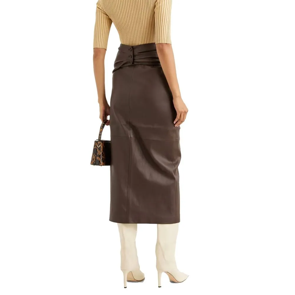 Leather Skirt sold by Lord & Taylor product image thumbnail 3