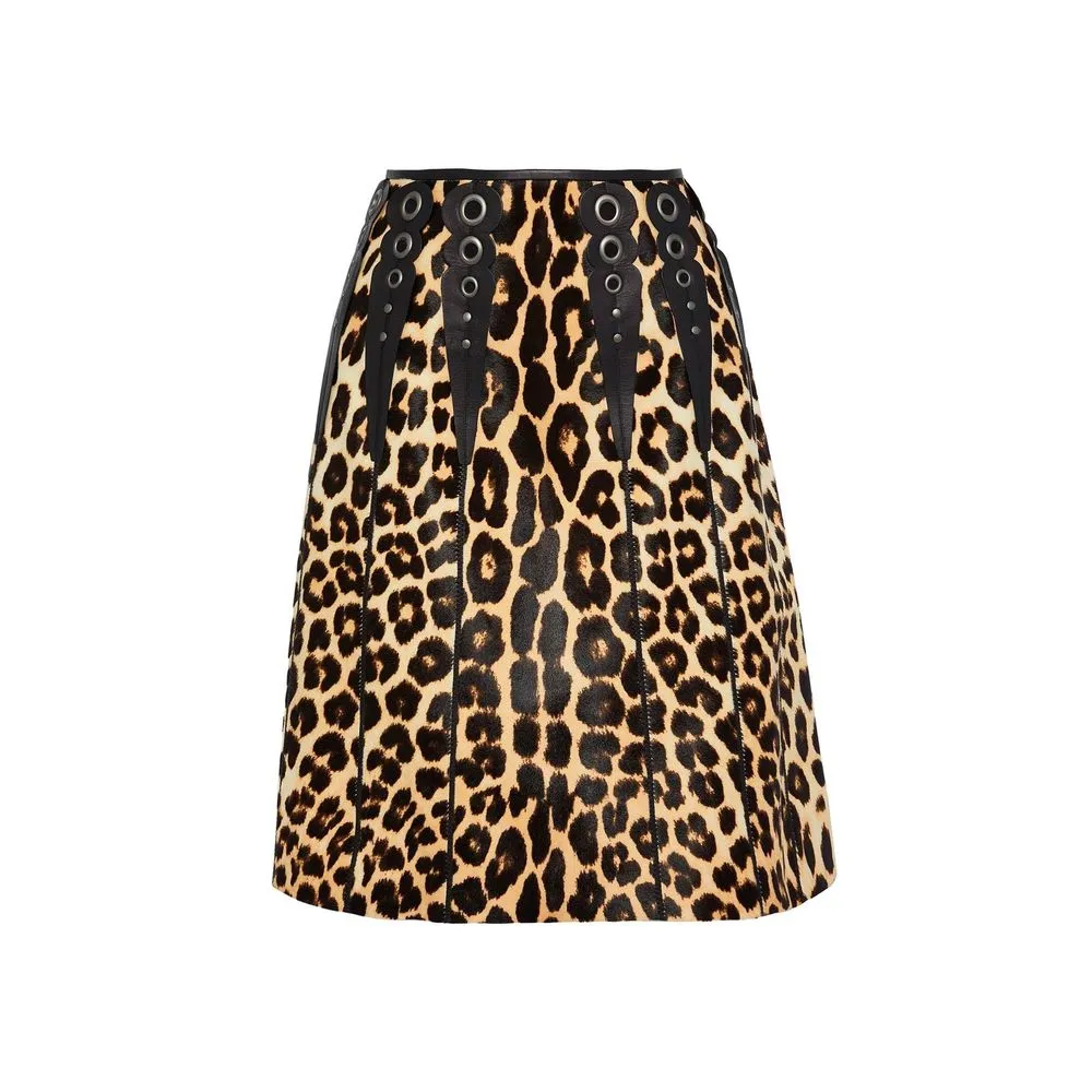 Leopard Print Calf Hair Skirt sold by Lord & Taylor