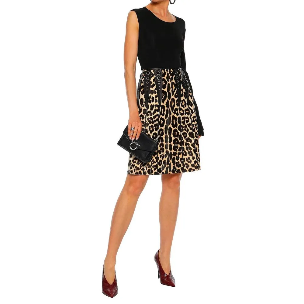 Leopard Print Calf Hair Skirt sold by Lord & Taylor product image thumbnail 2